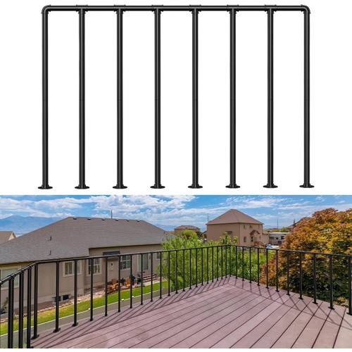 Metal porch railing - porch,