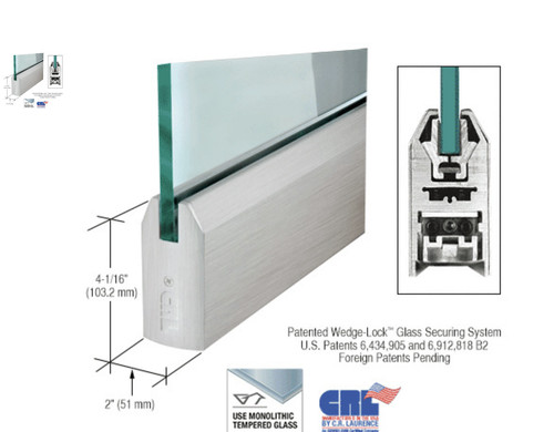 Crl brushed stainless - brushed, 1/2"